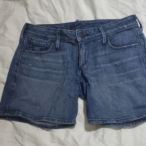 True Religion Dark Blue Jean Shorts